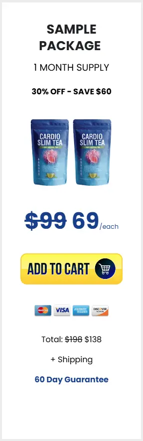 Cardio slim tea 02 pouch
